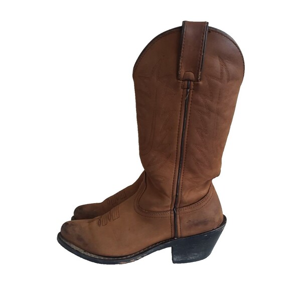 DURANGO Brown Leather Boots Lady Rebel Women's Size 5M Rodeo Cowboy - Picture 6 of 11